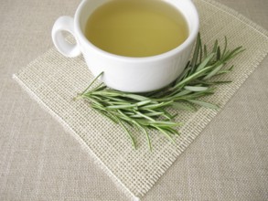Rosemary tea, tea made from fresh rosemary