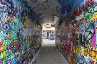 The graffiti alley in Ghent, Belgium