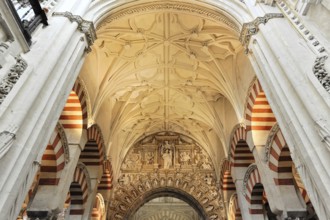La Mezquita, Mosque, Cathedral of Cordoba, Cordoba, Andalusia, Spain, Europe, Imposing Gothic