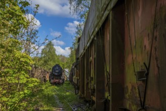 Old historic railway vehicles in Germany
