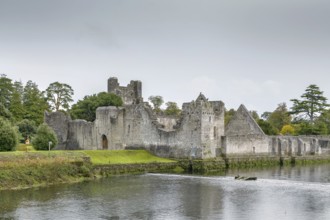 Adare Desmond Castle ruins in Adare, County Limerick, Ireland