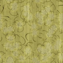 An illustartion of an old seamless floral wallpaper
