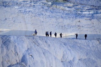 Sinter terraces of Pamukkale in Turkey