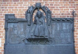 Portrait of Pope John Paul II at St Mary's Church in Krakow