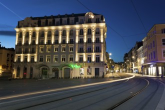 Jaude square in Clermont-Ferrand, Puy de Dome, Auvergne, France