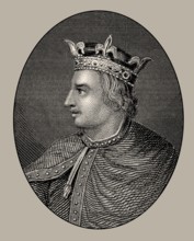 Henry II, or Henry Curtmantle, Henry FitzEmpress or Henry Plantagenet, 1133 - 1189, Count of Anjou,