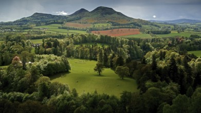 Europe, Scotland, Great Britain, England, landscape, Scott's view, viewpoint near Bemersyde, after