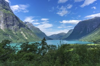 The Kjenndalsbreen is part of the Jostedalsbreen, one of the largest glaciers in Norway, and forms
