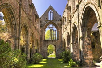 The ruins of Abbaye Maritime de Beauport, Paimpol, France