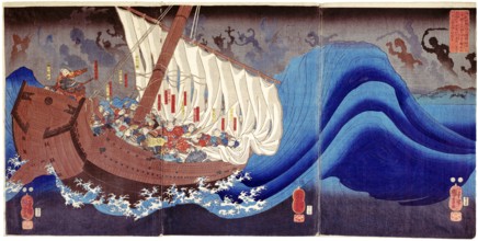 Utagawa Kuniyoshi (January 1, 1798 - April 14, 1861) was one of the last great masters of the