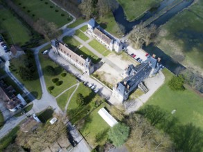 Castle of Gillevoisin, Janville-sur-Juine, Essonne, Ile-de-france, France
