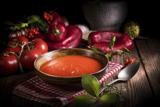 Rustic tomato soup