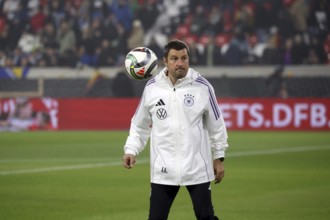 German goalkeeping coach Andreas Kronenberg (Team Germany) at the warm-up for the UEFA Nations