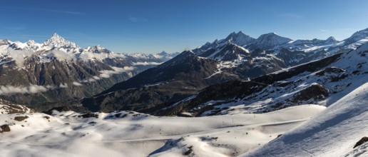 View of Weisshorn and Mischabel group