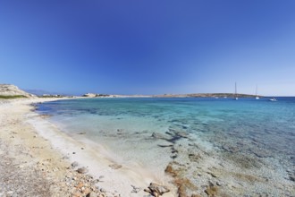 Pori beach of Koufonissi island in Cyclades, Greece