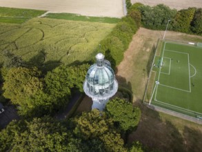 The light tower in Solingen, North Rhine-Westphalia, is a converted former water tower. It is