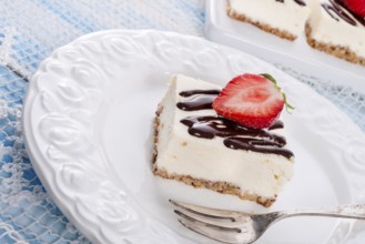 Strawberry Chocolate Cheesecake