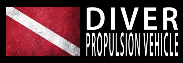 Diver Propulsion Vehicle, Diver Down Flag, Scuba flag, Scuba Diving