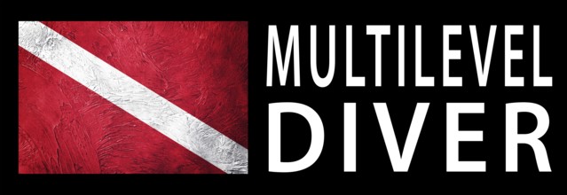 Multilevel Diver, Diver Down Flag, Scuba flag, Scuba Diving