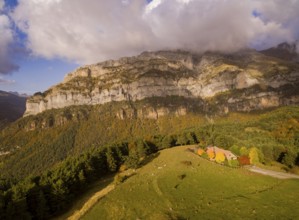 Mountain refuge of Gabardito, Hecho valley, western valleys, Pyrenean mountain range, province of