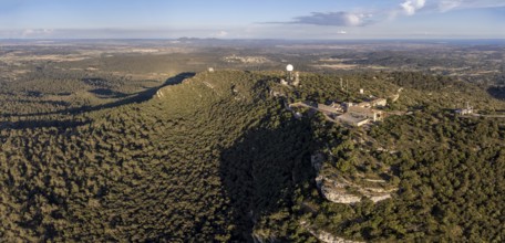 Sanctuary of Cura, top of the Randa hill, Algaida, Majorca, Balearic Islands, Spain