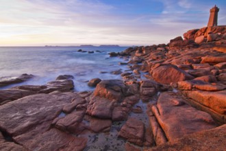 Men Ruz lighthouse, Côte de Granit Rose, Brittany