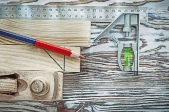 Planer building board pencil level square ruler