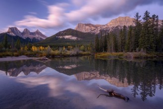 The Three Sisters Alberta Bannf National Park