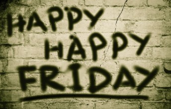Happy Happy Friday Concept