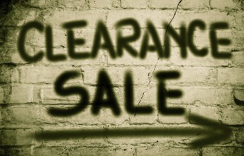 Clearance Sale Concept