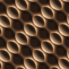 3D effect seamless background, wallpaper decoration brown leather pattern