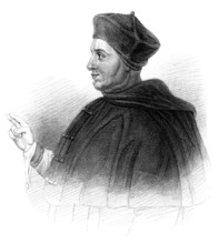 Thomas Wolsey oder Woolsey, ca. 1473-1530, englischer Politiker und Kardinal der
