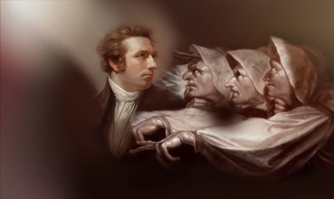 Henry Fuseli or Johann Heinrich Füssli, 1741 – 1825, Swiss painter, draughtsman and writer,