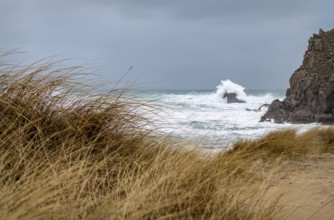 Mangersta Beach on the west coast of the Isle of Lewis in the Outer Hebrides, Scotland, United