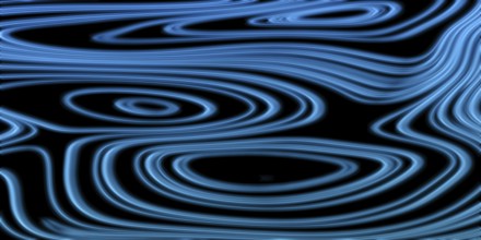 Neon Glow blue lines on a dark background, Glowing background