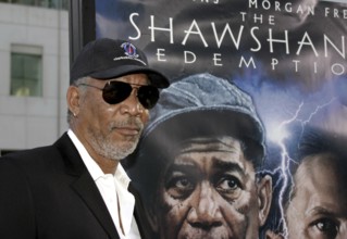 BEVERLY HILLS, CA - SEPTEMBER 23, 2004: Morgan Freeman at the 10th Anniversary Screening of 'The
