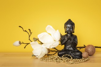 An image of a buddha statue sign for peace and wisdom