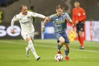Football, Europa League, Round of 16 second leg, 2024/2025, Eintracht Frankfurt vs. Ajax Amsterdam,