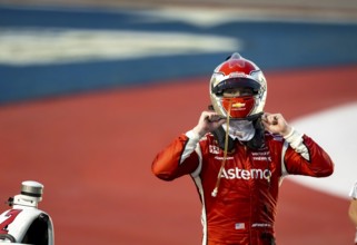 NTT INDYCAR SERIES driver, JOSEF NEWGARDEN (2) of Nashville, Tennessee, comes in third place for