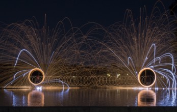 Steel wool photography Light effects-Lightpainting