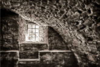 A cellar of an old castle, Germany