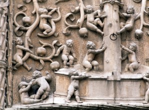 Facade, Detail, Saint, Saint