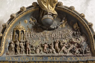 Brauweiler near Pulheim, St Nicholas Abbey Church, north aisle, St Michael's Altar from 1561, Last