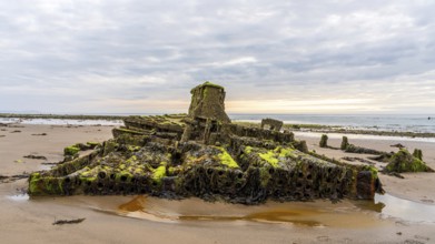 The ST Pasages Shiopwreck between Ballasalla and Sartfield, Michael, Isle of Man