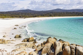 Cosy Corner is a picturesque location at Bay of Fires, Binalong Bay, Tasmania, Australia