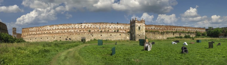 Stare Selo, Ukraine 10.07.2021. Stare Selo Castle ruins in Lviv region of Ukraine on a sunny summer
