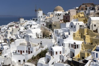 Oia, Santorini, Cyclades Island, Greece, 20 May 20, 2025, view from Londsa Castle < english> Oia,
