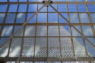 Detail of Boston Prudential Tower, MA, USA