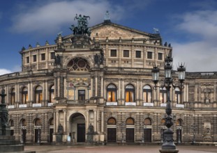 Semper Opera from outside in Dresden