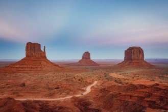 Monument Valley View color sky